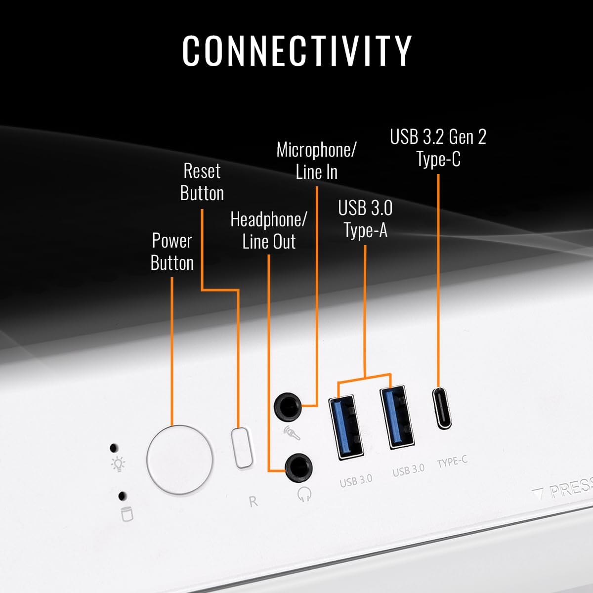 Gaming Desktop (AMD Ryzen™ 5 7600X, 32GB 6000MT/s DDR5 RGB Memory, AMD Radeon™ RX 9060 XT 16GB, 2TB NVMe M.2, WiFi, Windows 11)