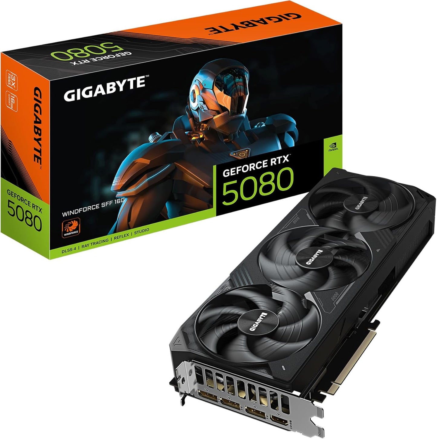 GIGABYTE GeForce RTX 5080 WINDFORCE SFF 16G Graphics Card