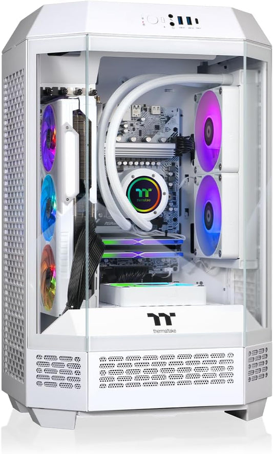 Gaming Desktop (AMD Ryzen™ 5 7600X, 32GB 6000MT/s DDR5 RGB Memory, AMD Radeon™ RX 9060 XT 16GB, 2TB NVMe M.2, WiFi, Windows 11)
