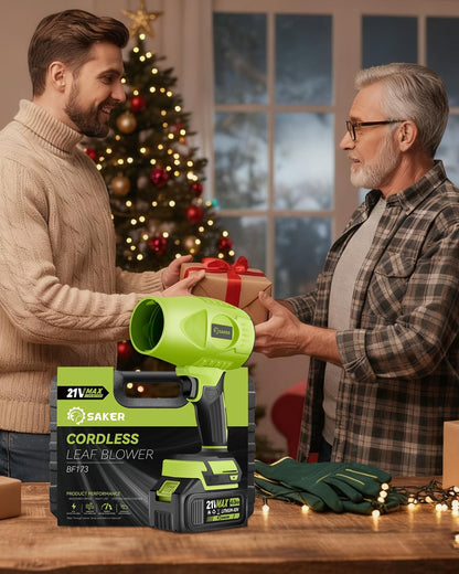 Saker Cordless Leaf Blower Handheld Blower Portable Dust Cleaner 180000 RPM