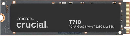 SSD Crucial T710 PCIe Gen5 NVMe 4TB, Up to 14,900 MB/s
