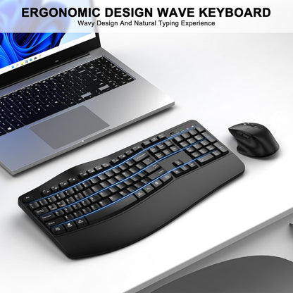 Wireless Keyboard and Mouse Combo 2.4G
